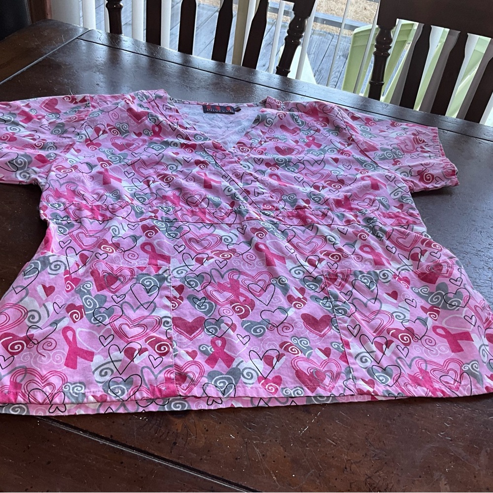 3XL SCRUB TOP - Picture 4 of 6